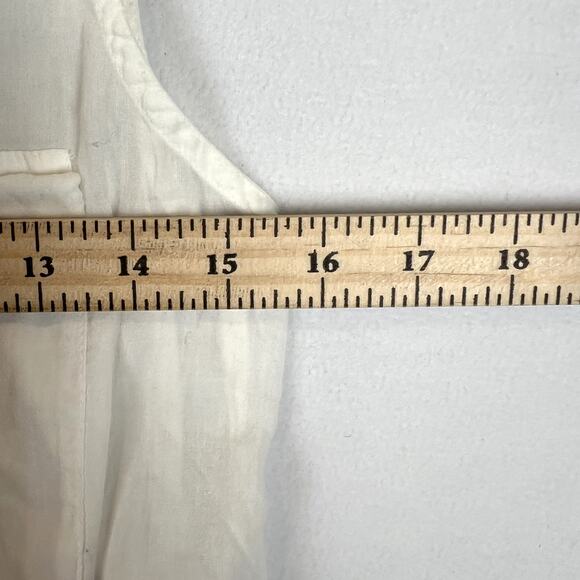 NWT Sundry Sleeveless Shirt Womens Size 1 Button Front Blouse‎ Tank 100% Cotton - Picture 6 of 8